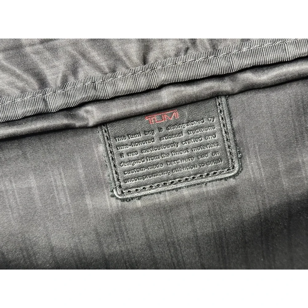 Tumi Black Ballistic Nylon Laptop Briefcase Messenger Bag‎ Business Travel
